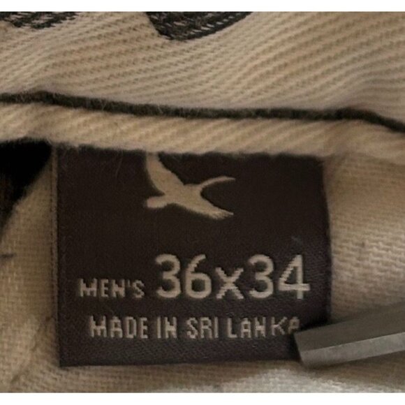 Eddie Bauer Pants Mens 38x33 Legend Wash Classic Fit Chino Gray Specially Dyed - Picture 4 of 12